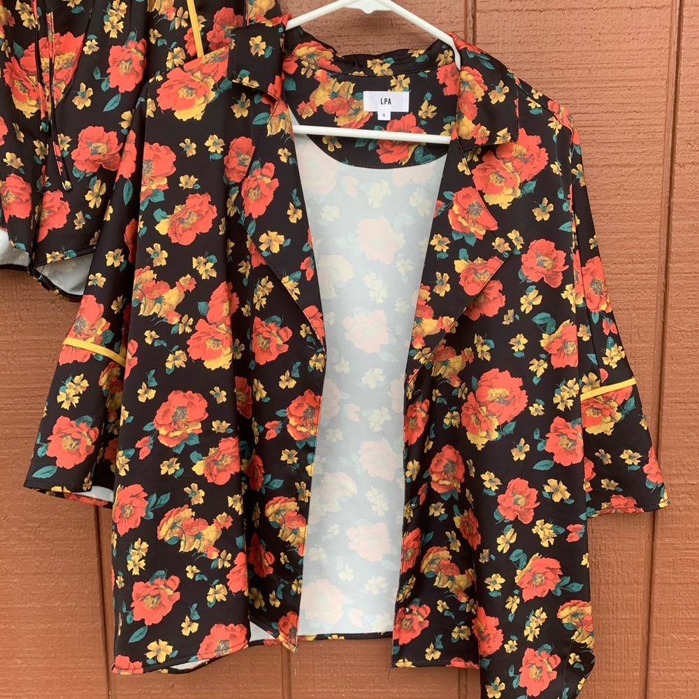 LPA Floral Kimono - matching shorts sold separate